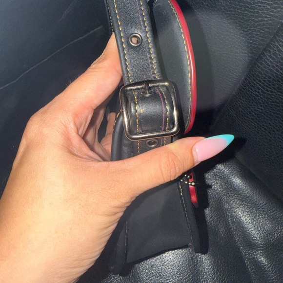 Coach x Disney Mickey Black Leather Crossbody Bag with Ear Details - Picture 4 of 9